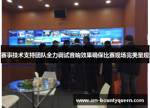 赛事技术支持团队全力调试音响效果确保比赛现场完美呈现 赛事技术支持团队全力调试音响效果确保比赛现场完美呈现